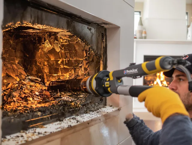Professional chimney cleaning by Carson Chimney Sweep in Carson, CA