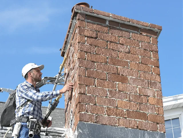 Brickwork for a chimney rebuild by Carson Chimney Sweep in Carson, CA