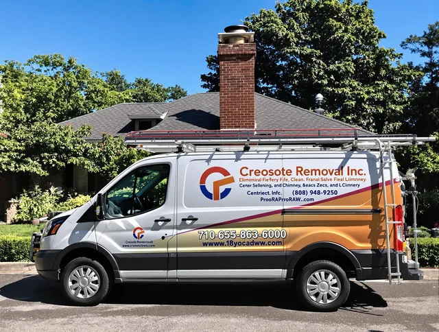 Carson Chimney Sweep technician removing creosote safely in Carson, CA