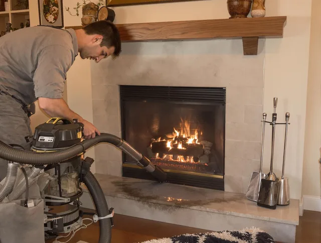 Routine fireplace upkeep by Carson Chimney Sweep in Carson, CA