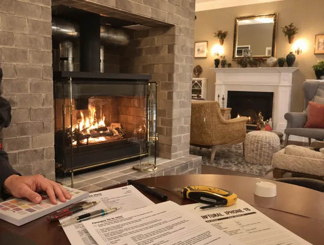 Carson Chimney Sweep verifying fireplace safety measures in Carson, CA